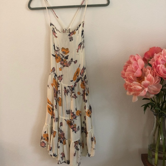 Free people floral slip dress - Picture 1 of 2